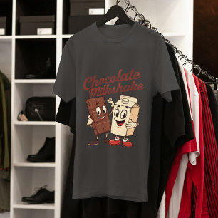 Camiseta Vintage Cartoon Aestético Chocolate Sético Milksha