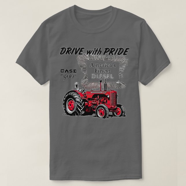 Camiseta Vintage Case Tractors Ad  (Frente do Design)