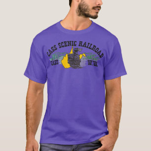 Camiseta Vintage Cass Scenic Railroad Cass West Virginia