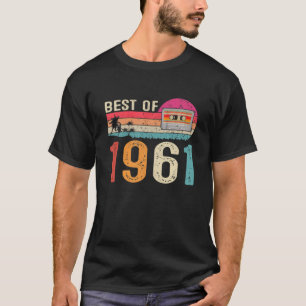 Camiseta Vintage Cassette Best Of 1961 Nascer 61Rua Anivers