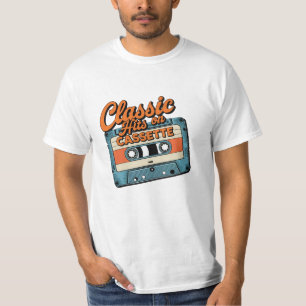 Camiseta Vintage Cassette - Designs