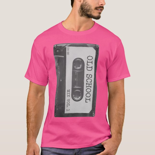 Camiseta Vintage Cassette Rádio Antigo Hiphop (Frente)