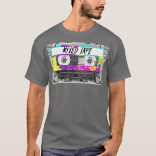 Camiseta Vintage Cassette Tape Pencil 70's Música do anos 8