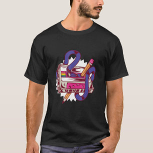 Camiseta Vintage Cassette Tapes Coleção Música do anos 80 9