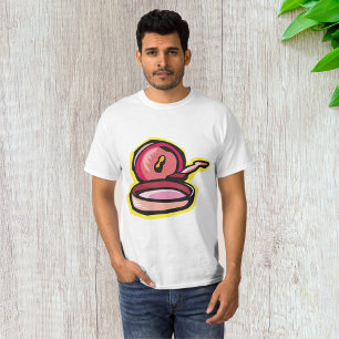 Camiseta Vintage Cast Iron Griddle Retro Cozinhar Art