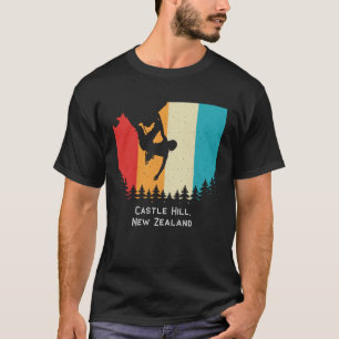 Camiseta Vintage Castle Hill Nova Zelândia Rock Escalbing B