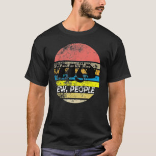 Camiseta Vintage Cat Retro Style Cat Ew Pessoas