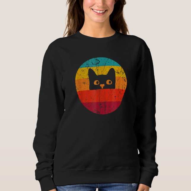 Camiseta Vintage  Cat  Retro Vintage (Frente)