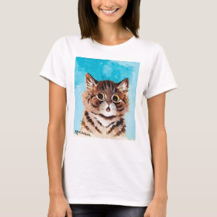 Camiseta Vintage Cat Show Cartão-postal Louis Wain Ilustraç