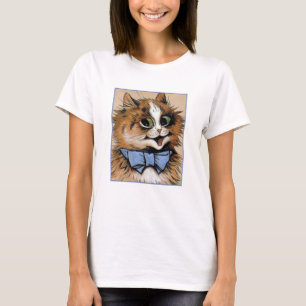 Camiseta Vintage Cat Show Cartão-postal Louis Wain Ilustraç