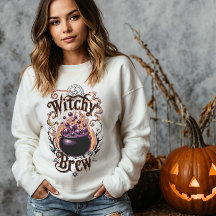 Vintage Cauldron Halloween Witume Mulheres