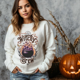 Camiseta Vintage Cauldron Halloween Witume Mulheres