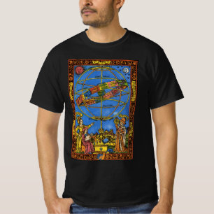 Camiseta Vintage Celestial, astrônomo Claudius Ptolomeu