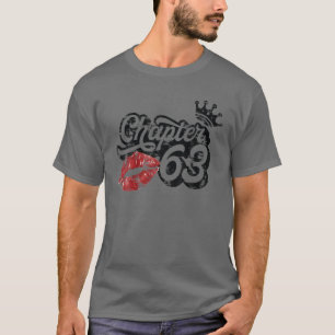 Camiseta Vintage Chapter 63 Classy Lábios Happy Birthday 63