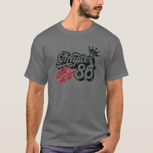 Camiseta Vintage Chapter 86 Classy Lábios Happy Birthday 8