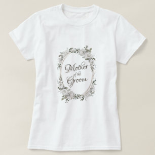 Camiseta Vintage Cherish Rosa Dourada Oval Mãe do Noivo