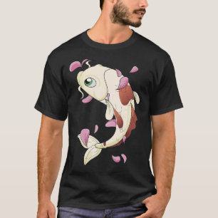 Camiseta Vintage Cherry Blossom I Peixe Japonês I Koi Carp