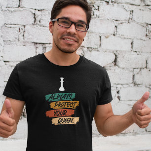 Camiseta Vintage Chess Queen Funny Quote Sunset