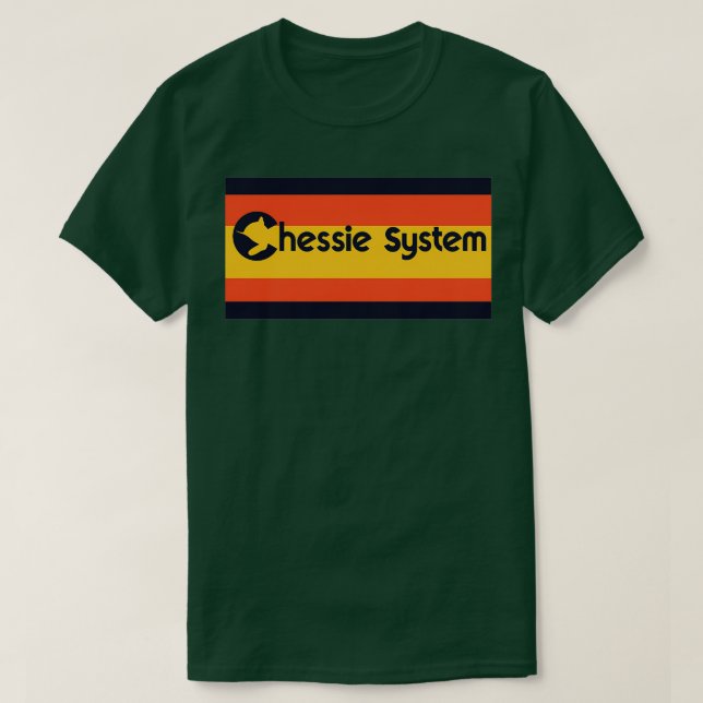 Camiseta Vintage Chessie Railroad System 1 (Frente do Design)