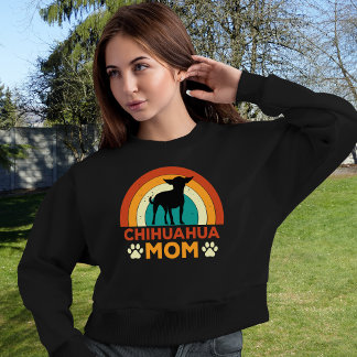 Camiseta Vintage Chihuahua Dog Mãe Sunset