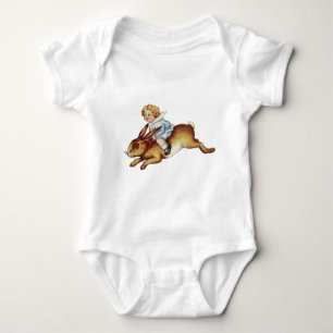 Camiseta Vintage Child Rides Bunny Rabbit