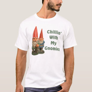 Camiseta Vintage Chillin' Com Meus Gnomos