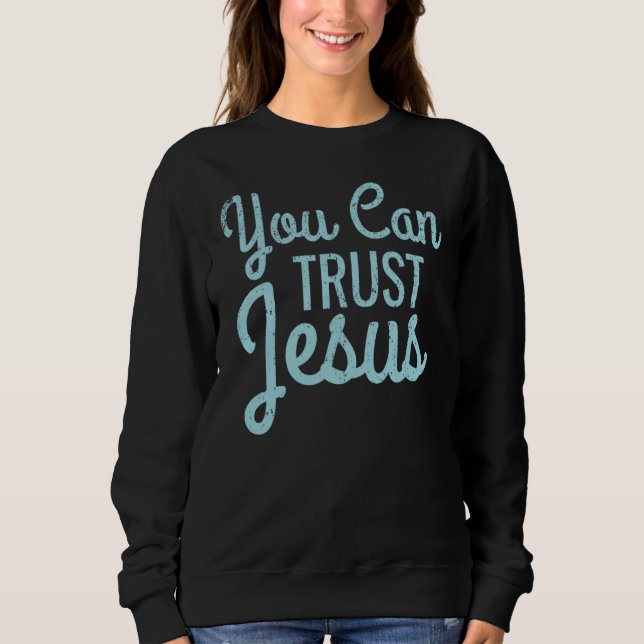 Camiseta Vintage Christian Believer You Can Trust Jesus (Frente)