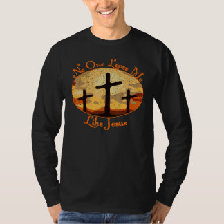 Camiseta Vintage Christian Saying Religious No One Loves Me