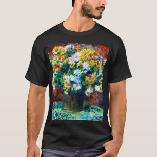 Camiseta Vintage Chrysanthemums por Pierre-Auguste Renoir