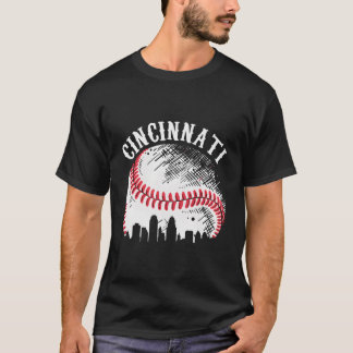 Camiseta Vintage Cincinnati City Baseball Em