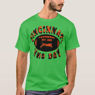 Camiseta Vintage Cincinnati Who Dey Est1968