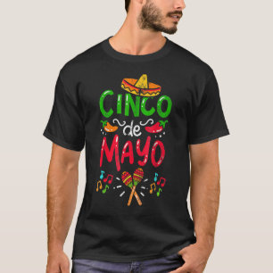 Camiseta Vintage Cinco De Mayo, México, Vamos Fiesta Idea