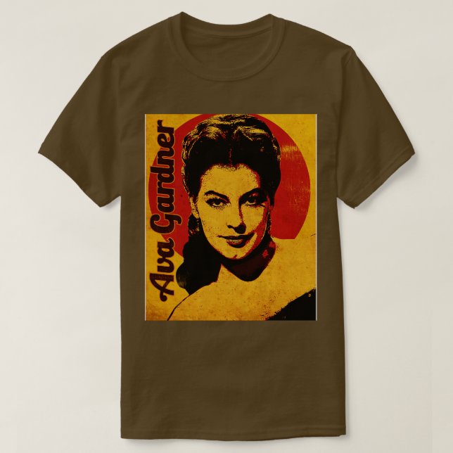 Camiseta Vintage Cinema Ava Gardner (Frente do Design)
