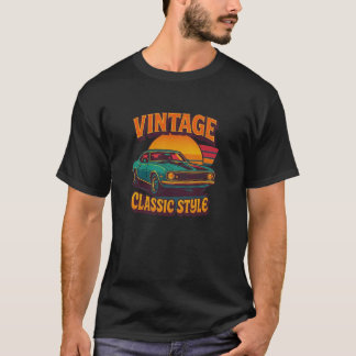 Camiseta Vintage Classic Car