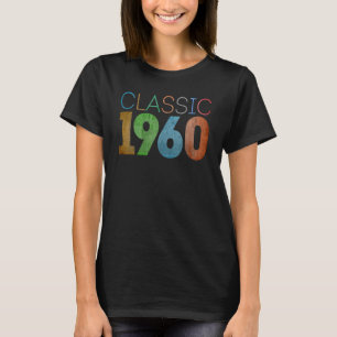 Camiseta Vintage Clássica De 1960 Para Homens De 62 Anos, B