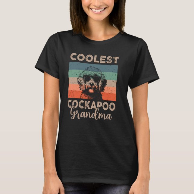 Camiseta Vintage Cockapoo - presentes mais legais para mulh (Frente)