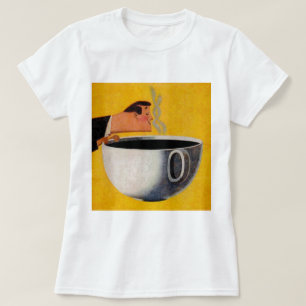 Camiseta Vintage Coffee Anúncio
