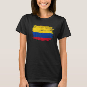 Camiseta Vintage Colombia Flag