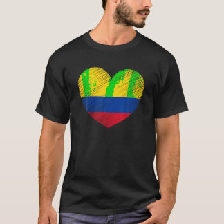 Camiseta Vintage Colombia Flag Pride Support Colo