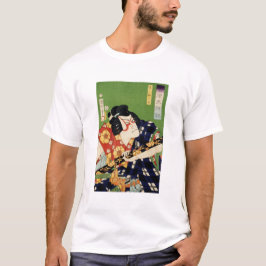 Camiseta Vintage Colorida tradicional japonesa Ukyio-e sty