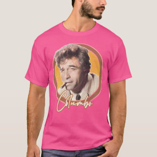 Camiseta Vintage Columbo Estilo Desvanecido Ventilador De T