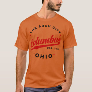 Camiseta Vintage Columbus Ohio O Arch City Retro USA 1