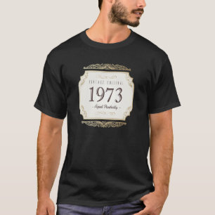 Camiseta Vintage com Nascer de idade original perfeito em 1