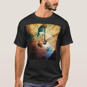 Camiseta Vintage com o relógio
