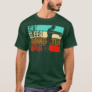 Camiseta Vintage Coma Sono Repetir Frankenstein