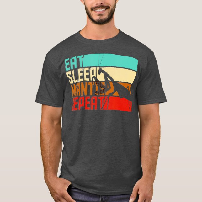 Camiseta Vintage Coma Sono Repita Mantis (Frente)