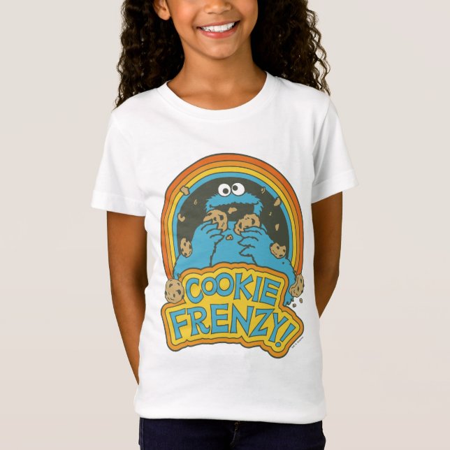 Camiseta Vintage Cookie Monster | Cookie Frenzy (Frente)
