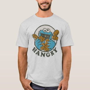 Camiseta Vintage Cookie Monster   Hangry