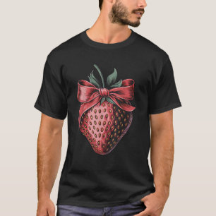 Camiseta Vintage Coquette Arco Strawberry Legal Morangos