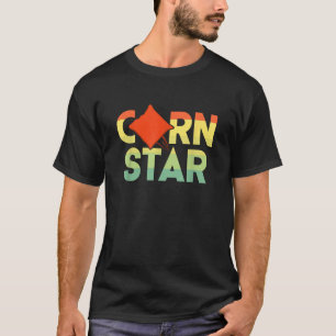 Camiseta Vintage Cornhole Corn Star Bean Bag Tosse Vencedor